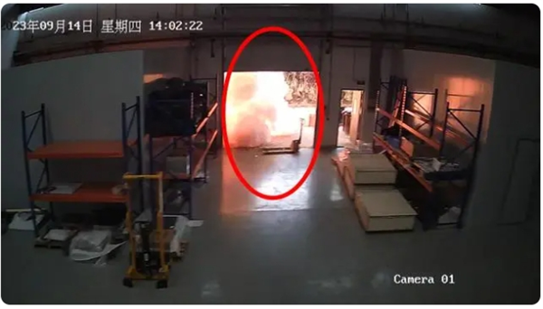 滤筒除尘器发生第二次爆燃现场